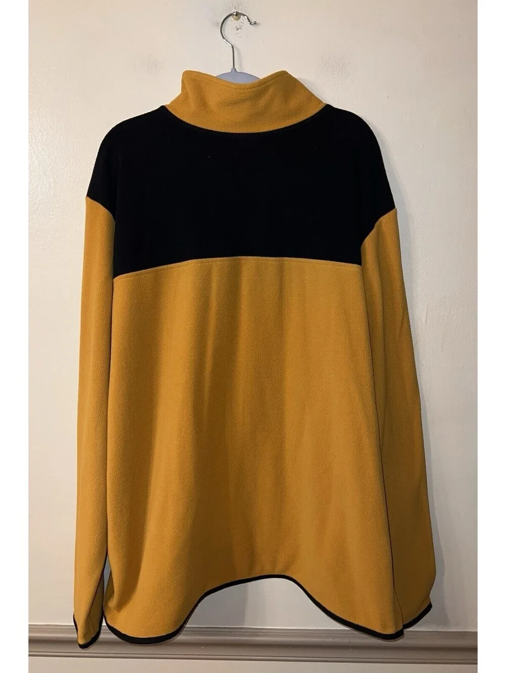 The North Face Men's TKA Glacier Snap-Neck Pullover Lightweight Size XXL Gold